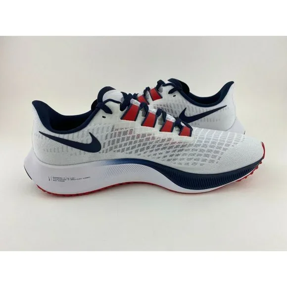 Nike Air Zoom Pegasus 37 New England Patriots Men's Sneakers Shoe NFL